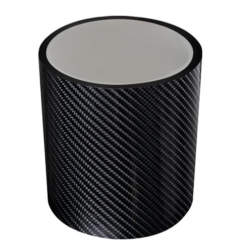 Autofolie,Car Wrapping Folie Carbon-Faser-Auto-Aufkleber Schutzleiste Körper Nano-Aufkleber-Auto-Tür-Anti-Kratzer Anti-Kratz-DIY Paste Schutzfolie(50mm X 5M) von TUANZUN