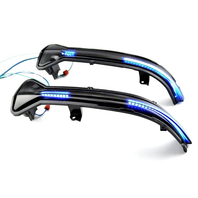 Spiegelblinker Dynamische,Dynamische Blinker Dynamische Umdrehungssignale Seitenspiegel Sequentielle Lichtlampe Fit Verwendung For BMW G38 ​​G12 G20 G30 G31 G14 G15 G11 G12 G12 M5 F90 5 6 7 8 3 Serie von TUANZUN