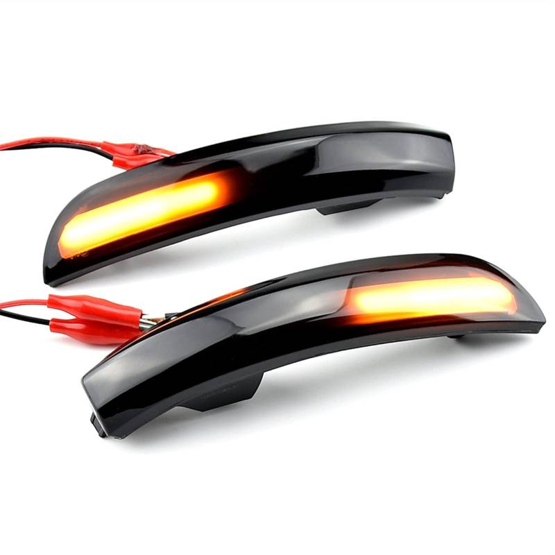 Spiegelblinker Dynamische,Dynamische Blinker Passend Für Ford Kuga Escape C520 Ecosport 13-18 Fokus 3 MK3 SE ST RS Dynamische Blinker-Lichtseitenspiegel-Sequential-Anzeige von TUANZUN