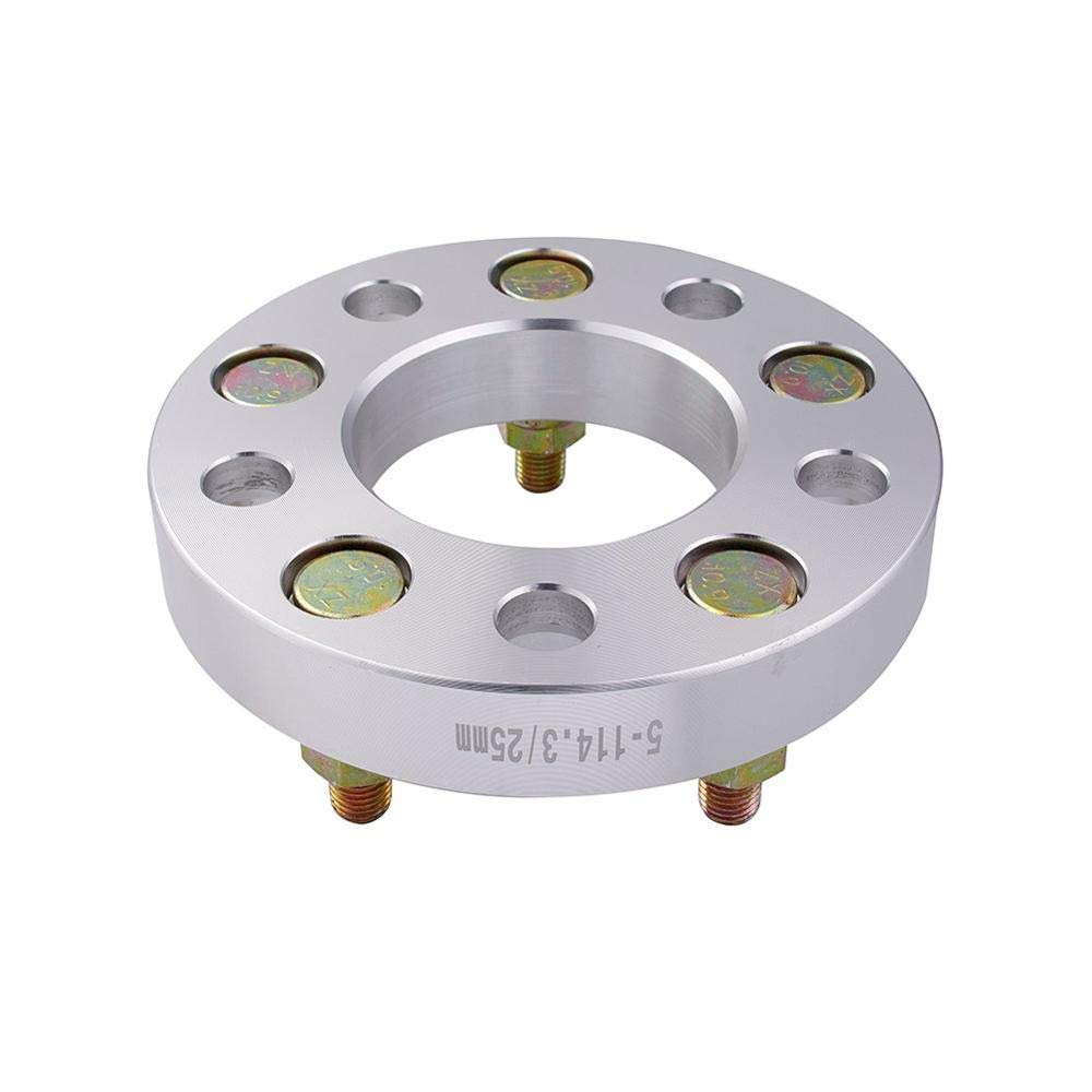 Spurverbreiterung,Spurplatten 4 stücke Auto Rad Spacer Adapter PCD 5x114.3 M12x1.5 73mm Mitte Bohrung Hub Centric 5 Nase von TUANZUN