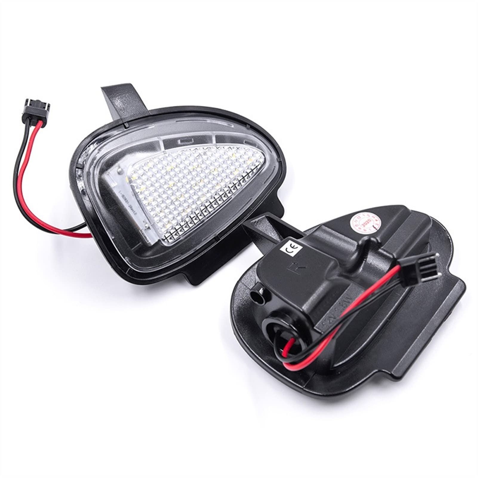 TUANZUN Spiegelblinker Dynamische,Dynamische Blinker 2 stücke Canbus unter Side Spiegel Pfütze Lichtmodul für VW Golf MK6 6 MKVI C45 Cabriolet Weiße Lampe von TUANZUN