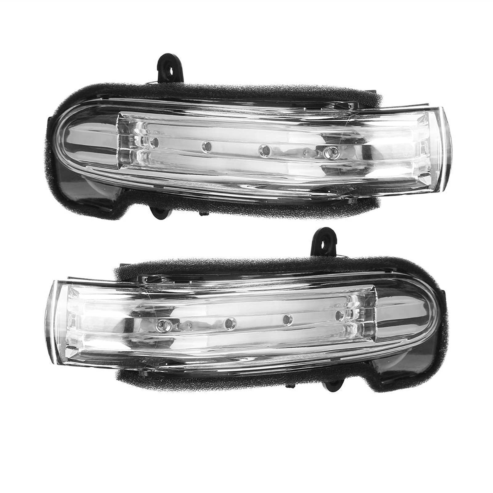 TUANZUN Spiegelblinker Dynamische,Dynamische Blinker Autotürflügel Side Marker Licht Rückspiegel Blinker Signalanzeige Side Licht Lampe Passend for Mercedes for Benz W203 4DR 2004-2007(Left Right) von TUANZUN