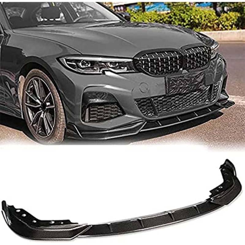 Auto Frontlippe Frontspoiler für BMW 3 Series G20 G28 2019-2022 Frontschürze Lippe Frontlippe Spoiler Separator Diffusor Guard Protector Kits von TUBIC