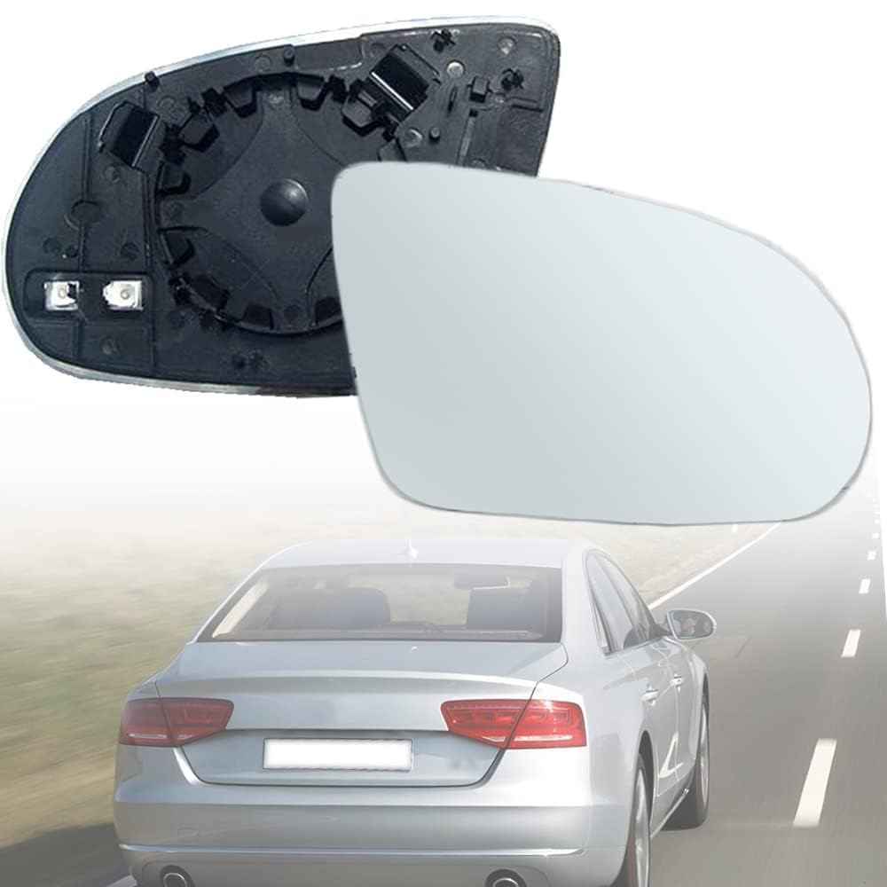 Rückfahrglas Außenspiegelglas Für Audi A8 D4 2009-2018,Links Oder Rechts Spiegelglas Ersatz Auto Außen Rückfahrglas, Außenspiegel Verstellbar Geeignet,Right von TUBIC