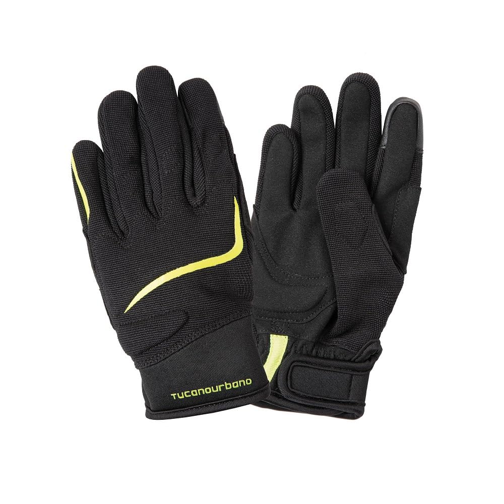 TUCANO URBANO Handschuhe MIKY KID Taglia unica Nero–Giallo Fluo von TUCANO URBANO