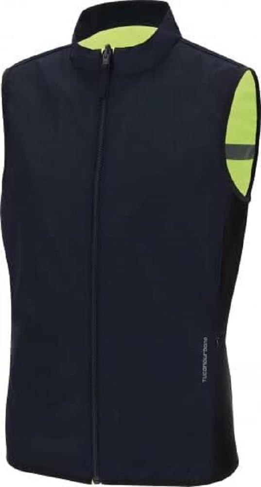 TUCANO URBANO NANO SWITCH GILET Blu Scuro–Giallo Fluo 4XL–5XL von TUCANO URBANO