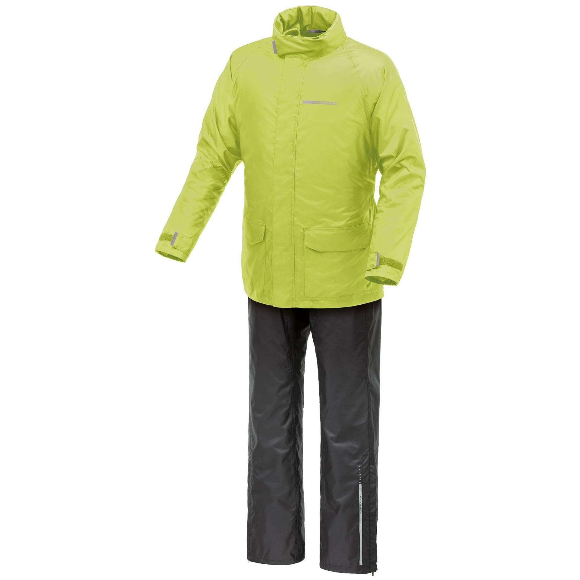 Tucano Urbano Regenanzug für Motorrad, Unisex, Diluvio Day. Regenschutz für Damen, zusammenfaltbar, Set Regenjacke und Hose, wasserdicht, für Motorrad und Roller, wasserabweisend, winddicht, Größe 4XL von TUCANO URBANO