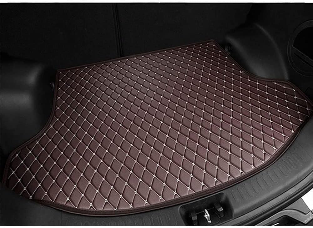 Car Kofferraummatte, für Audi A1 2010-2018,Leder Kofferraummatten Cargo Abdeckung Teppich Liner Schwanz Boot Gepäck Pad Schutzmatte ZubehöR von TUCJUN