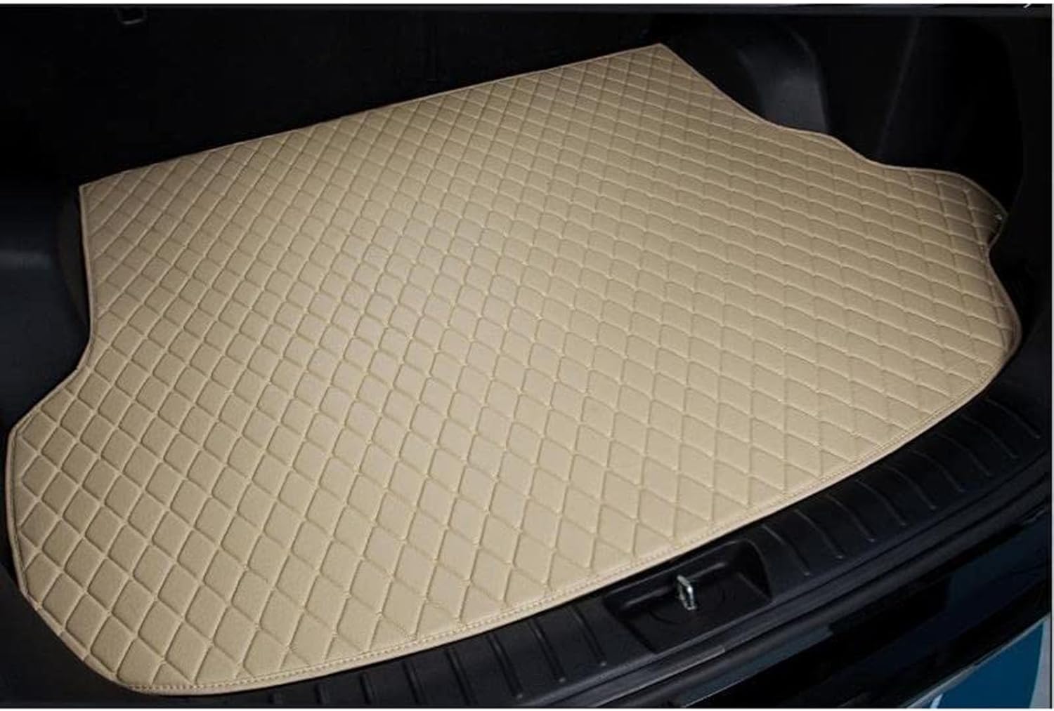 Car Kofferraummatte, für Audi A3 Hatchback 2014-2018,Leder Kofferraummatten Cargo Abdeckung Teppich Liner Schwanz Boot Gepäck Pad Schutzmatte ZubehöR von TUCJUN