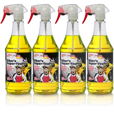 Tuga Chemie 4x 1 L BIKER´S Super-Teufel® Motorradreiniger von TUGA CHEMIE