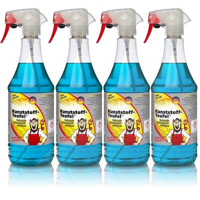 Tuga Chemie 4x 1 L Kunststoff-Teufel® Universalreiniger von TUGA CHEMIE