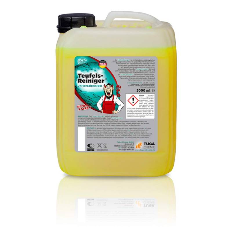 TUGA Chemie Teufels-Reiniger Industrie-Reiniger - Gelb - 5000ml von TUGA Chemie