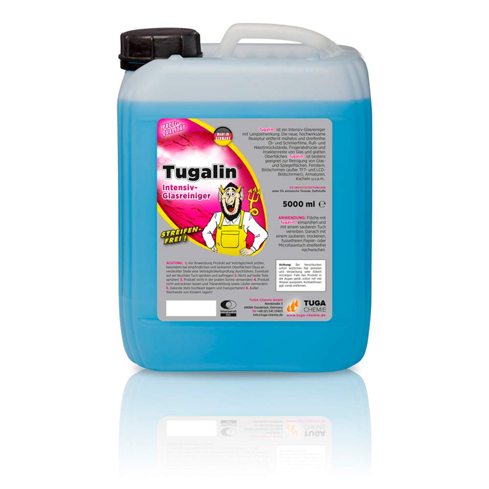 TUGA Chemie Tugalin Nano Glasreiniger - Blau - 5000ml von TUGA Chemie