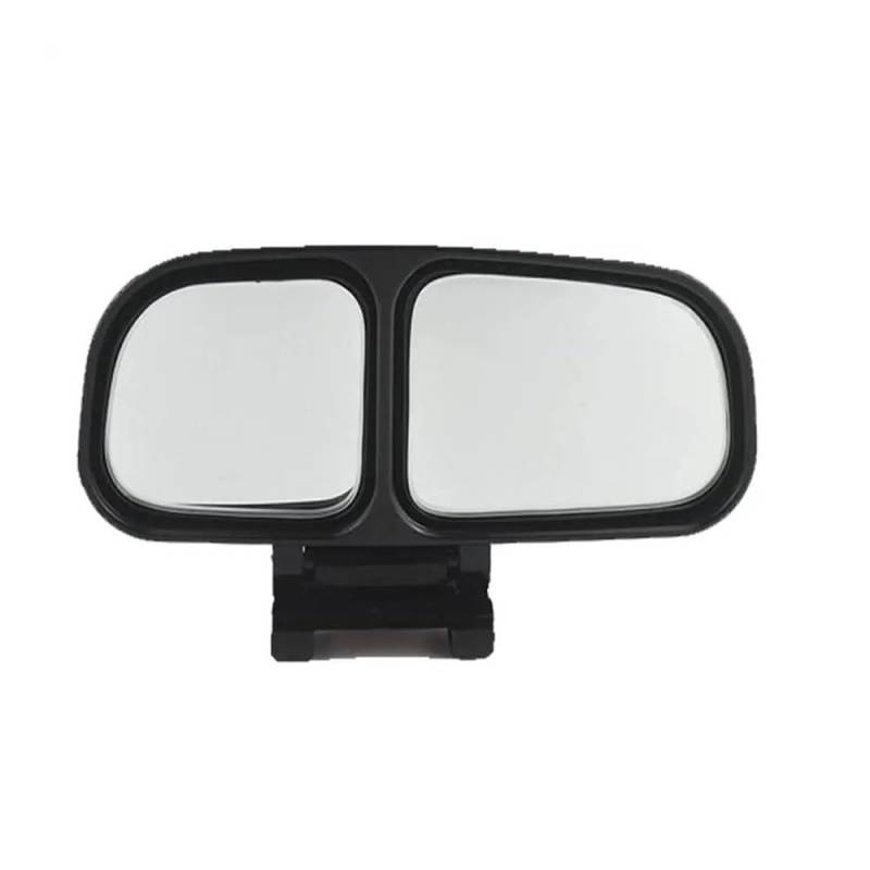 1 Paar Großhandel Auto Blind Spot Quadratischen Spiegel Auto Weitwinkel Seite Rückspiegel Doppel Spiegel Universal Auto-Toter-Winkel-Spiegel(1 UK) von TUHBCX