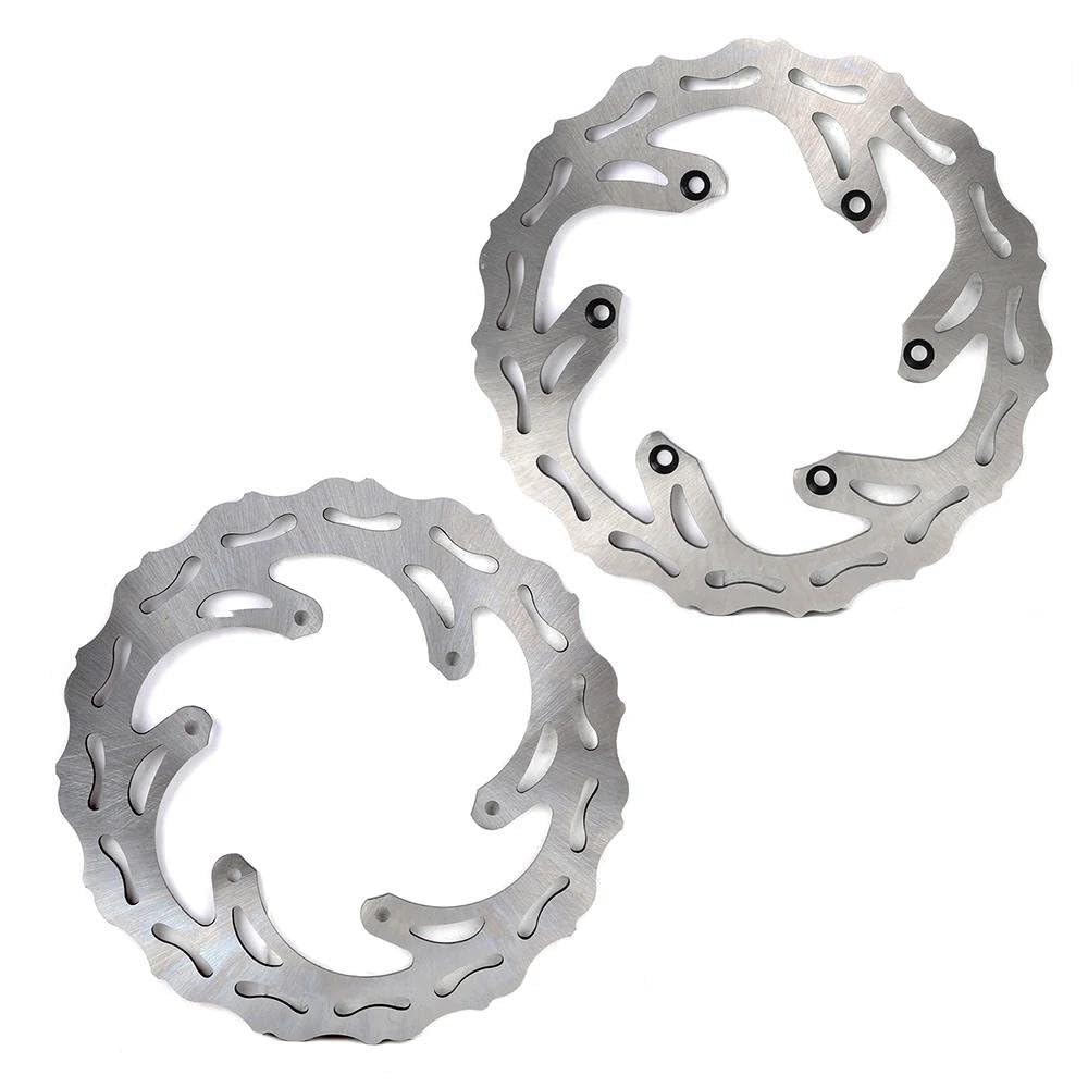 Hinten Vorne Bremsscheibe Rotor Für YZ450F Für YZ125 YZ250 YZ250X YZ250F YZ250FX WR250F WR450F Für YZ 125 250 Für WR 250F 450F 2001-2015 Motorrad Bremsscheibe(Kit) von TUHBCX