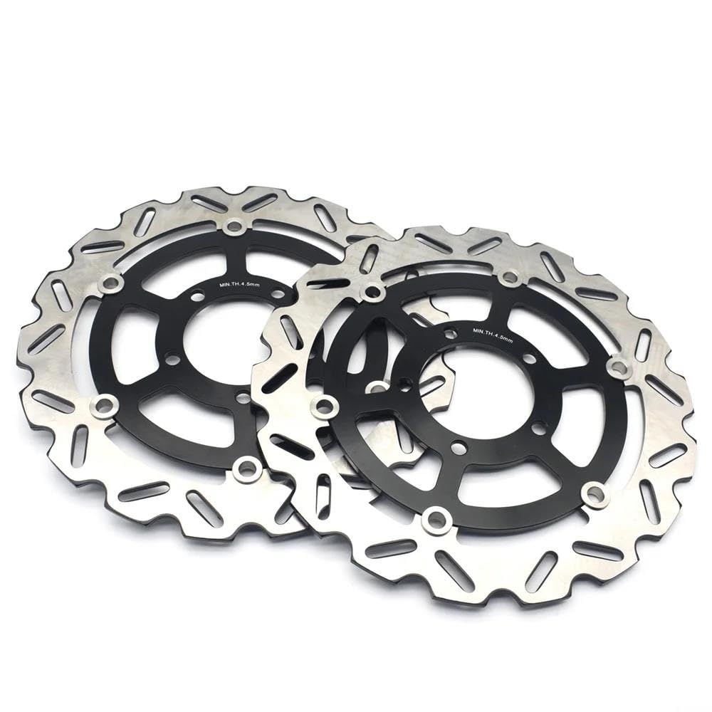 Motorrad Vorne Bremsscheibe Rotor Für Kawasaki Für Ninja ZX-6R ZX6R 636cc 2013-2020 Für Z800 Z 800 E 2013-2016 Für ZZR1400 ZX14R 2006-2020 Motorrad Bremsscheibe(2 pieces) von TUHBCX