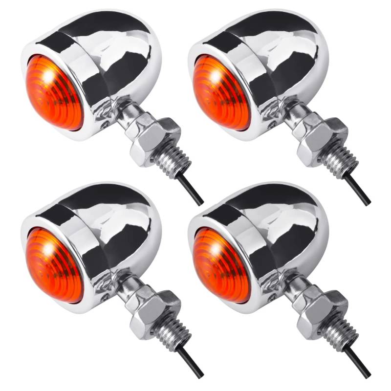 TUINCYN Motorrad Blinker Glühbirne Bernstein Halogen Blinker, 4er Pack … von TUINCYN