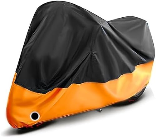 Motorrad Wasserdicht Abdeckplane, Für Suzuki GSX S750 GSX S 750 GSXS750 Outdoor Winterfest Moped Abdeckung Beständiges Staubschutz,B/blackyellow von TUKOO