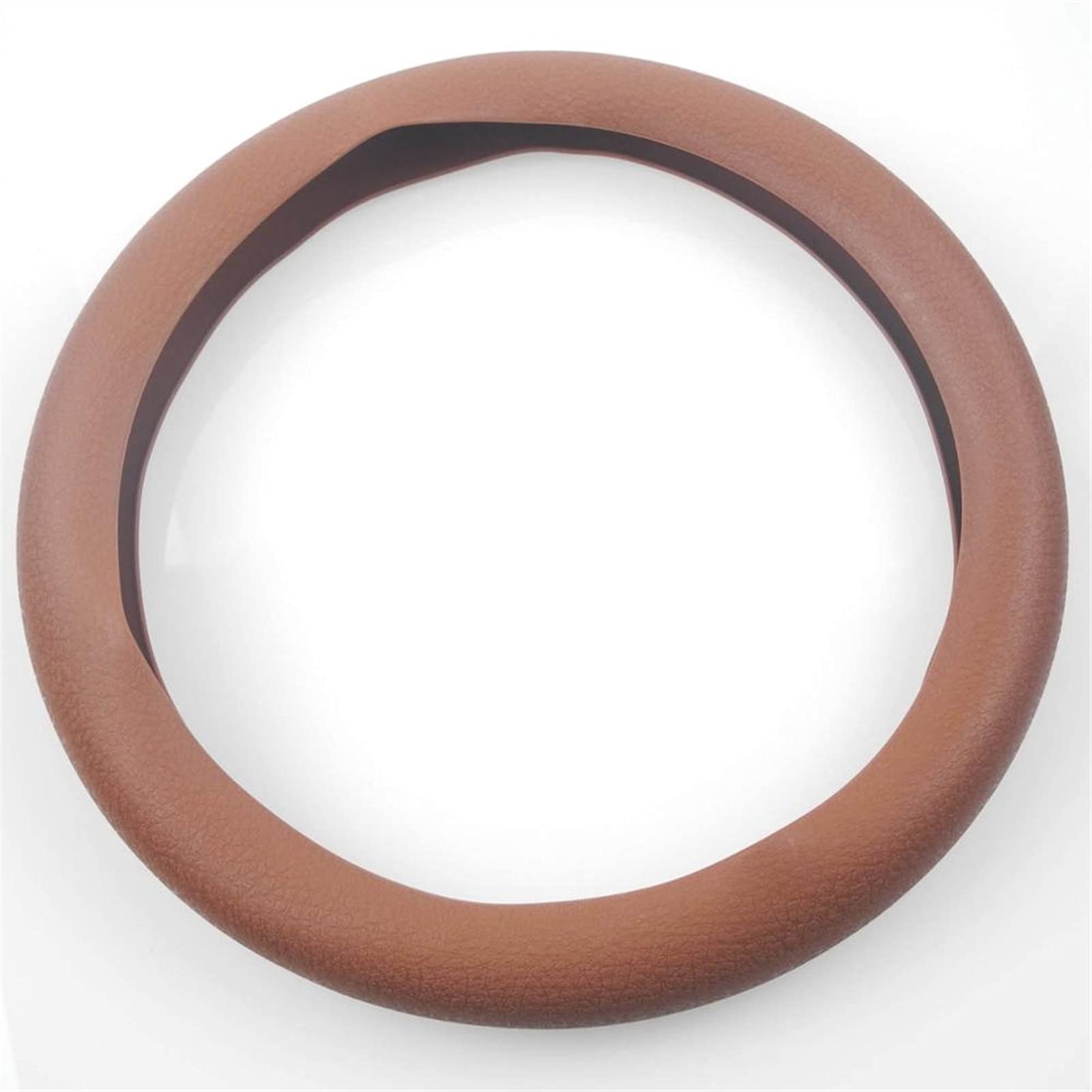 Lenkradbezug, Steering Wheel Cover Universal-Auto-Lenkrad deckt extrem weiche Silikon-Skiddichte Lenkradkoffer-Automobilzubehör ab(Brown) von TUOYDJA