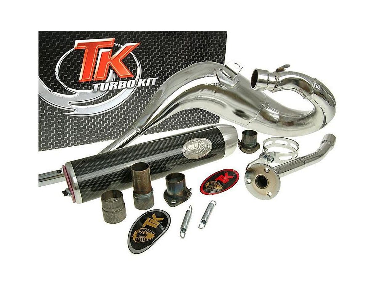 Auspuff Turbo Kit Bufanda Carreras 80 für Aprilia, Derbi, Gilera von TURBOKIT