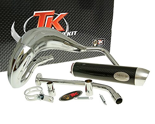 Auspuff Turbo Kit Bufanda RQ Chrom für Yamaha DT50 (03-) von TURBOKIT