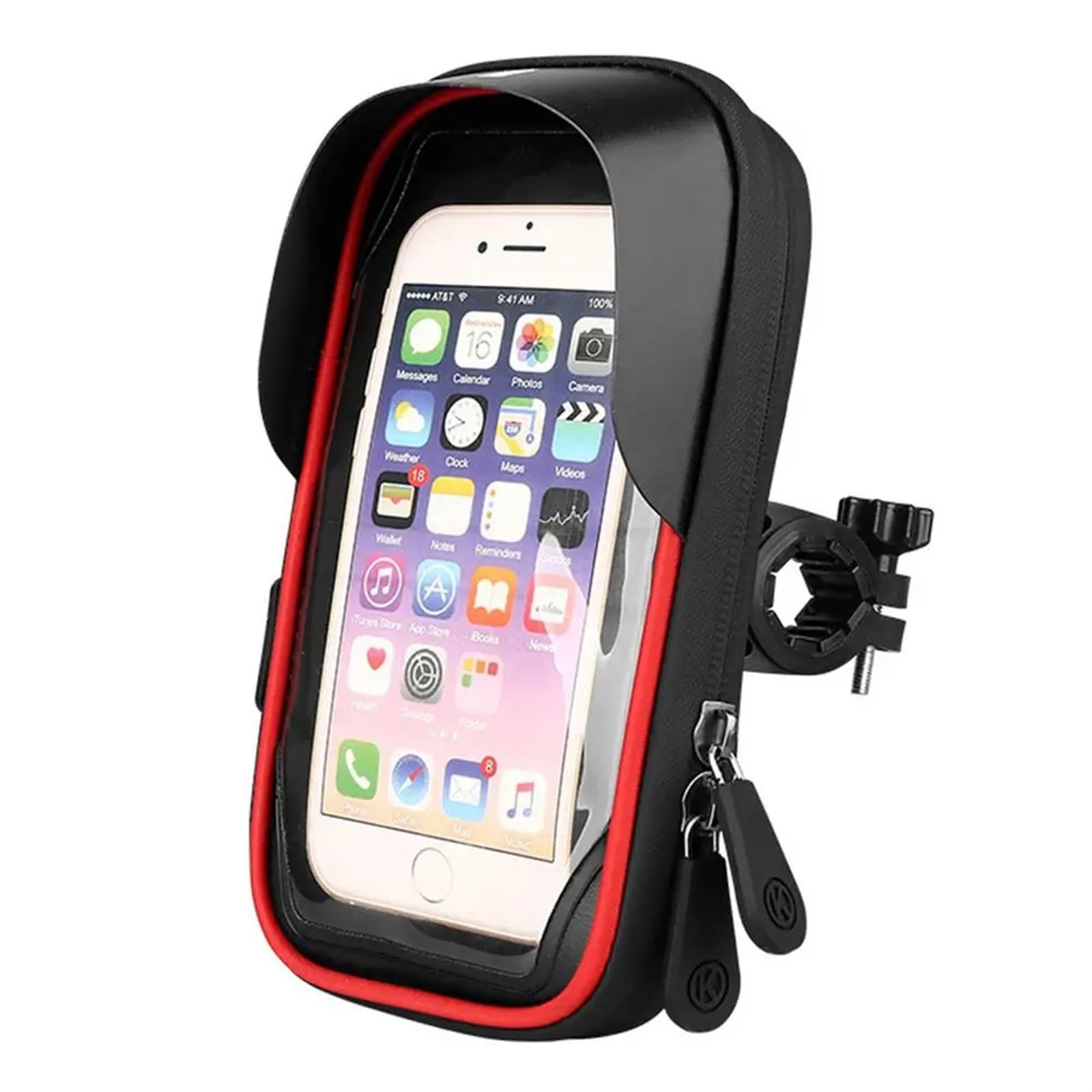 GPS Smartphone Halterung Motorrad Unterstützung Handy Ständer Lenker Halter Halterung Tasche Fall wasserdichte Tasche Fahrrad Navigation Halterung Abdeckung GPS Navigationshalterun von TURHAN