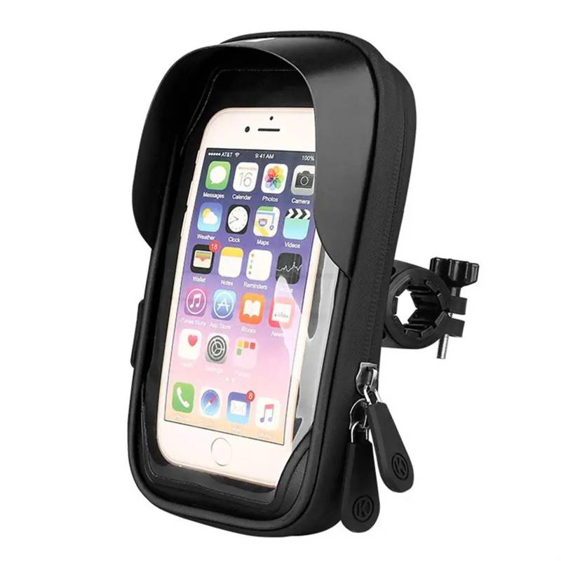 GPS Smartphone Halterung Motorrad Unterstützung Handy Ständer Lenker Halter Halterung Tasche Fall wasserdichte Tasche Fahrrad Navigation Halterung Abdeckung GPS Navigationshalterun von TURHAN