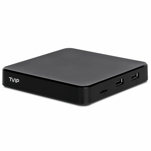 TVIP S-Box v.605 SE IP TV 4K HEVC HD Android 6.0 Linux Multimedia Stalker IP TV Streamer 1GB RAM + 8GB eMMC, MicroSD Card, EXT.IR Includes 5GHz WiFi von TVIP