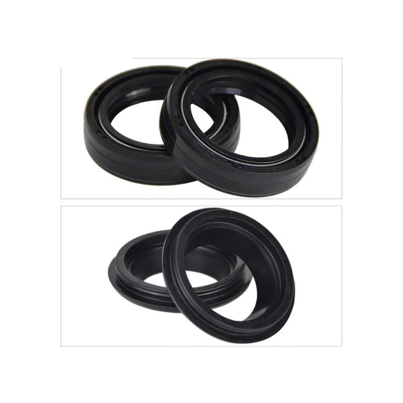 35x48x11 35 48 Motorrad Vorne Stoßdämpfer Gabel Öl Dichtung for H-auf VTR250 Abfangjäger VTR 250 GB500 XL500S XL500 GB XL 500(2xOil seal 2xcover) von TVQJGTYL