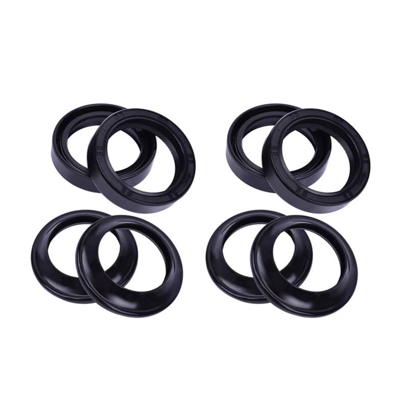 38x50x12 38 * 50 * 12 Motorrad Gabel Suspension Stoßdämpfer Dämpfer Öl Dichtung 38x50 Staub Abdeckung Dichtungen Lip 38 50 12(4xOil seal 4xcover) von TVQJGTYL