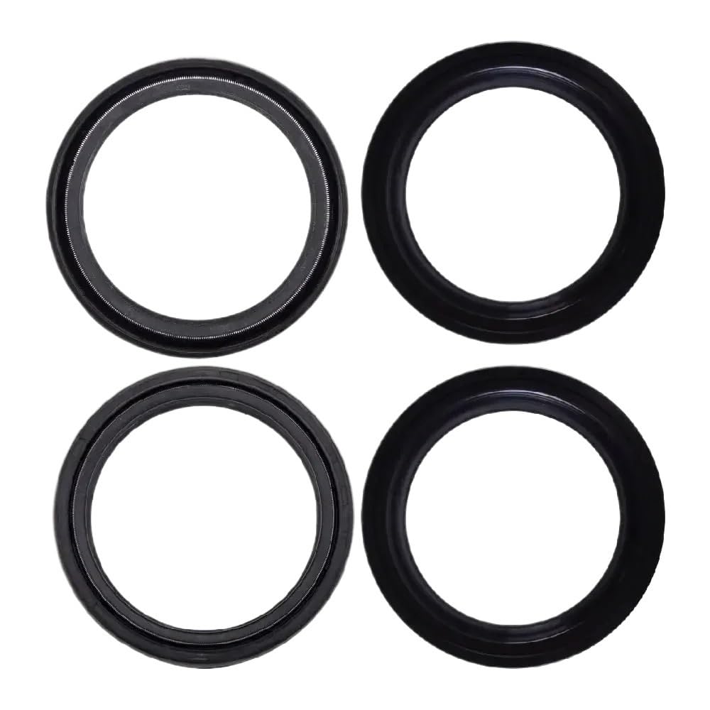 50x63x11 Gabel Öl Dichtung Staub Dichtung Abdeckung for FM for K/TM 250 300 360 for EX/C EGS MXC SX 300 EXC250 EGS250 MXC250 SX250(2xOil seal 2xcover) von TVQJGTYL