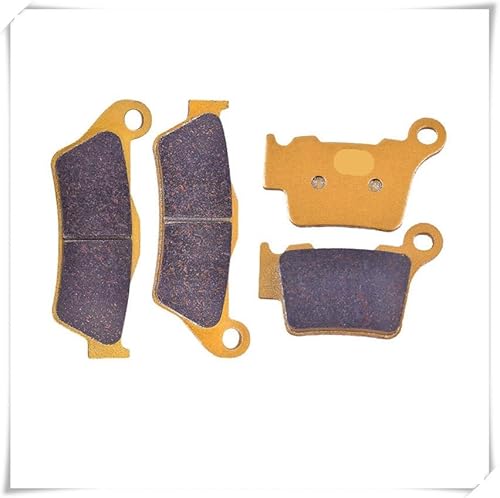 Bremsscheiben-Pad-Set vorne und hinten, Keramik, for XC300 2010–2014, XC-W300 2006–2017, EXC250 06–18, EXC-F250 06–18, EXC-G250 09–18(Front and Rear) von TVQJGTYL