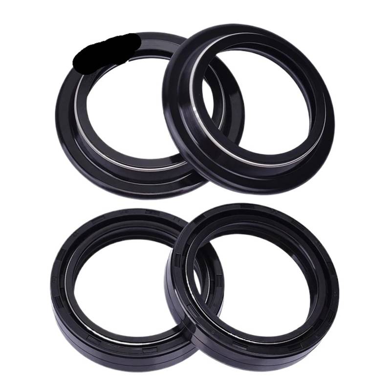 Motorrad Gabel Öl Dichtung Staub Abdeckung Lippe for G310 G310GS G 310 R G310R 2017 F650 F650GS F 650 GS ST F650ST G650 G650GS(2pc seal 2pc cover) von TVQJGTYL