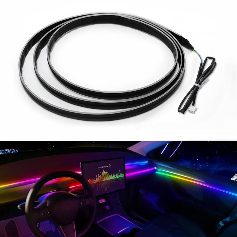 Acrylic Interior Car LED Strip Light 43-inch, which fit for Main Controller Module and Sub-Controller Module kit (not Including) of The LED LAMP APP von TWETIZ