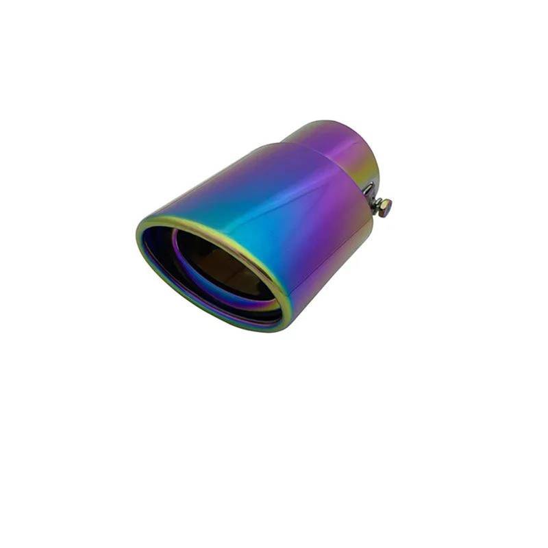 63mm Auto Universal Endrohr Auto Auspuff Schalldämpfer Modifizierte Lieferungen Auspuffrohr Modifikation Auto Accessicess Auspuff Endschalldämpfer Endrohr(Multicolor) von TWMEU