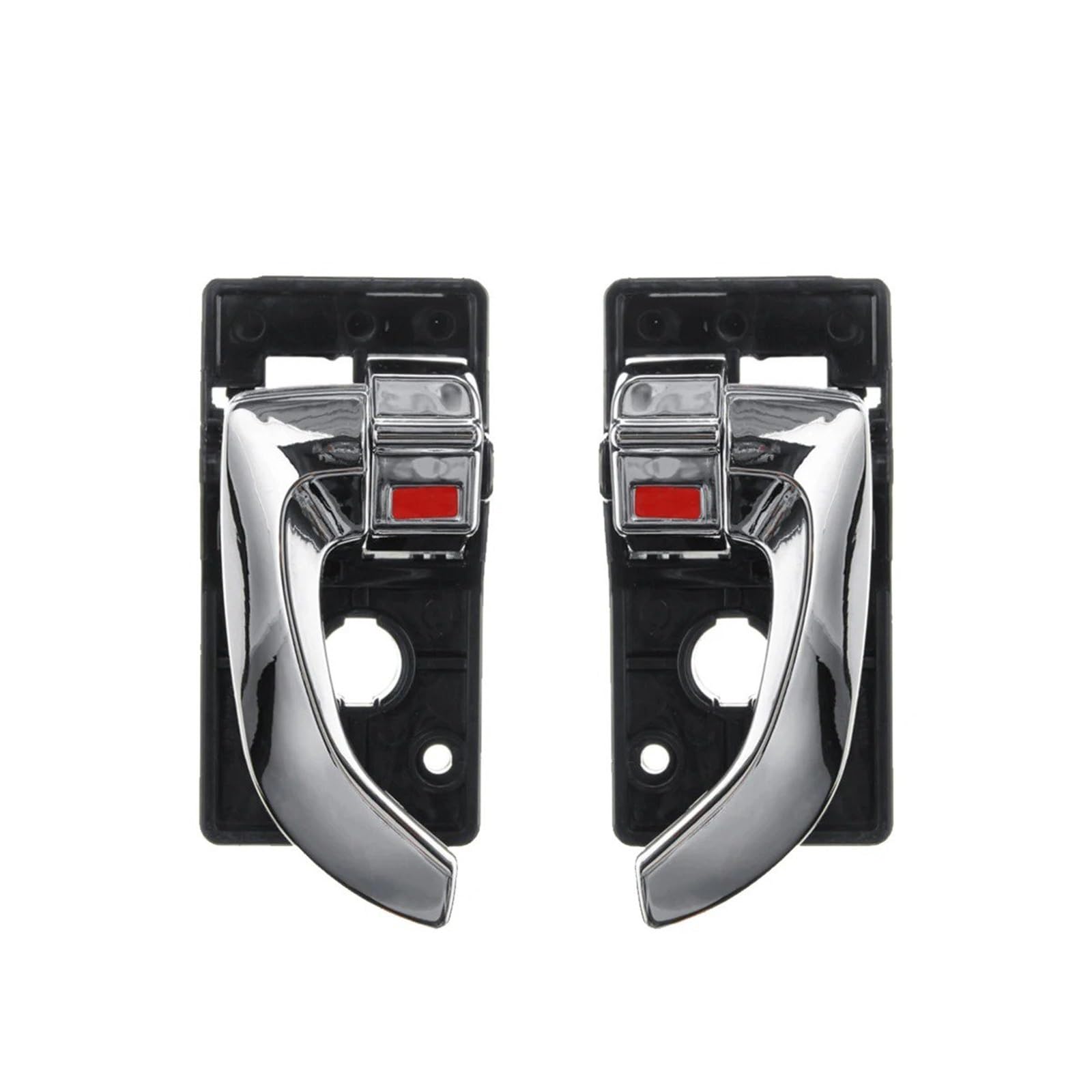 Auto Innentürgriffe Für Hyundai Für Tucson 2005-2009 2/4Pcs Auto Innen Innen Türgriff Links Rechts Ersatz Set Auto Zubehör Autoinnentürgriffe(Chrome x2) von TWMEU