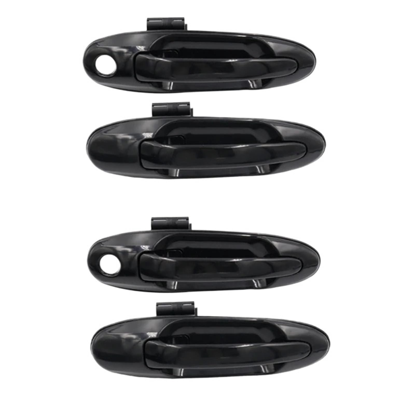 Auto Innentürgriffe Für Toyota Für Land Für Cruiser 1998-2007 Auto Vorne Hinten Links Und Rechts Außen Außentür Griffe Innentürgriff Autos(Black) von TWMEU