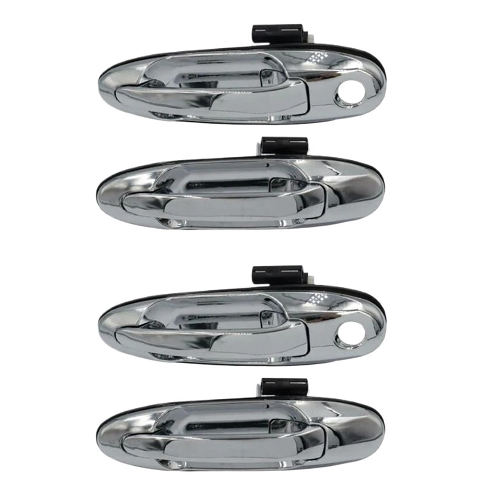 Auto Innentürgriffe Für Toyota Für Land Für Cruiser 1998-2007 Auto Vorne Hinten Links Und Rechts Außen Außentür Griffe Innentürgriff Autos(Silver) von TWMEU