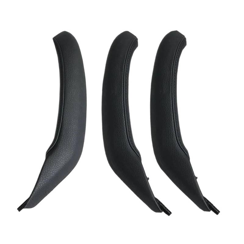 Auto Innentürgriffe Für X3 Für X4 Für F25 Für F26 2010-2016 Auto Innen Links Rechts Passagier Tür Pull Griff Leder Äußere Abdeckung Trim Autoinnentürgriffe(LHD Set Black) von TWMEU