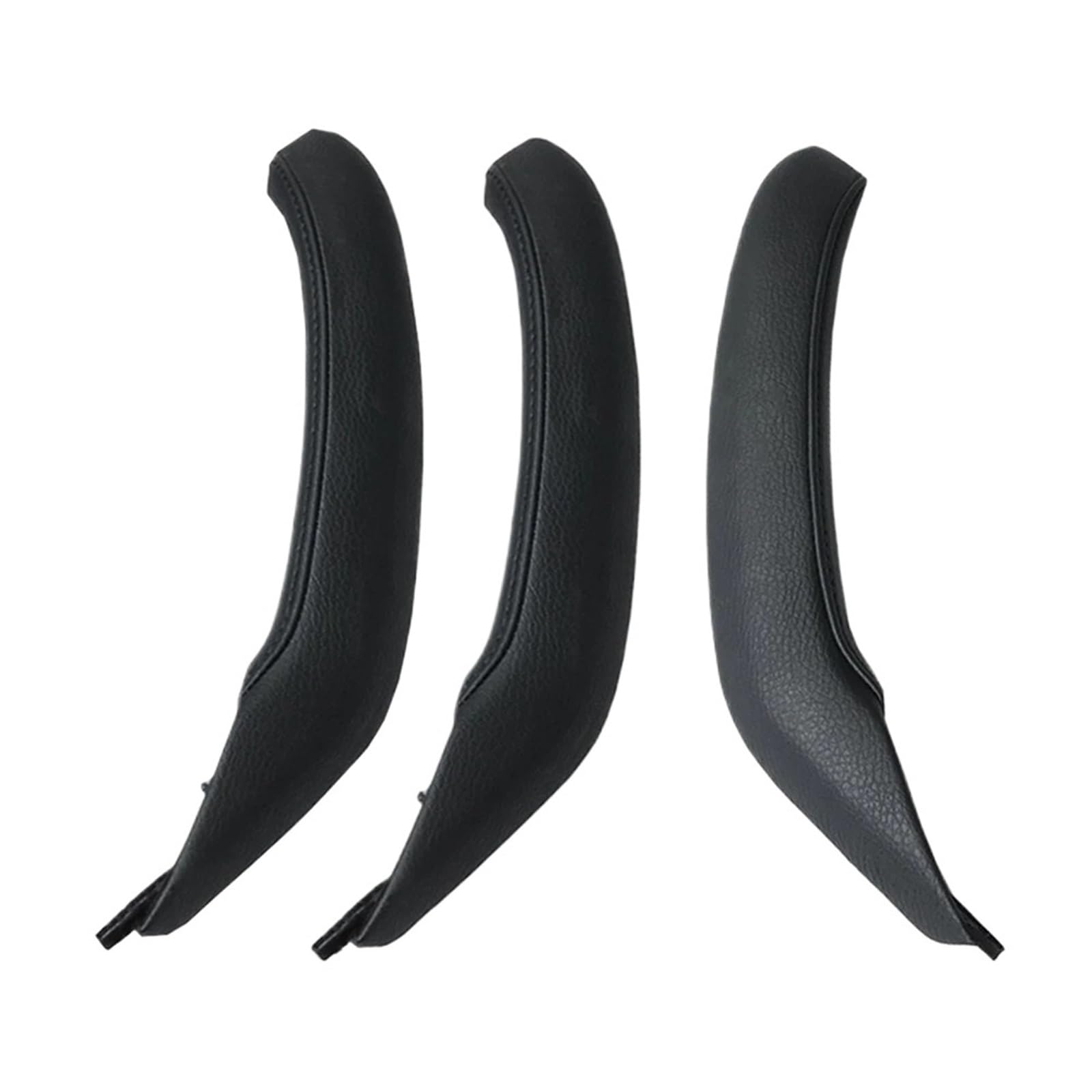 Auto Innentürgriffe Für X3 Für X4 Für F25 Für F26 2010-2016 Auto Innen Links Rechts Passagier Tür Pull Griff Leder Äußere Abdeckung Trim Autoinnentürgriffe(RHD Set Black) von TWMEU