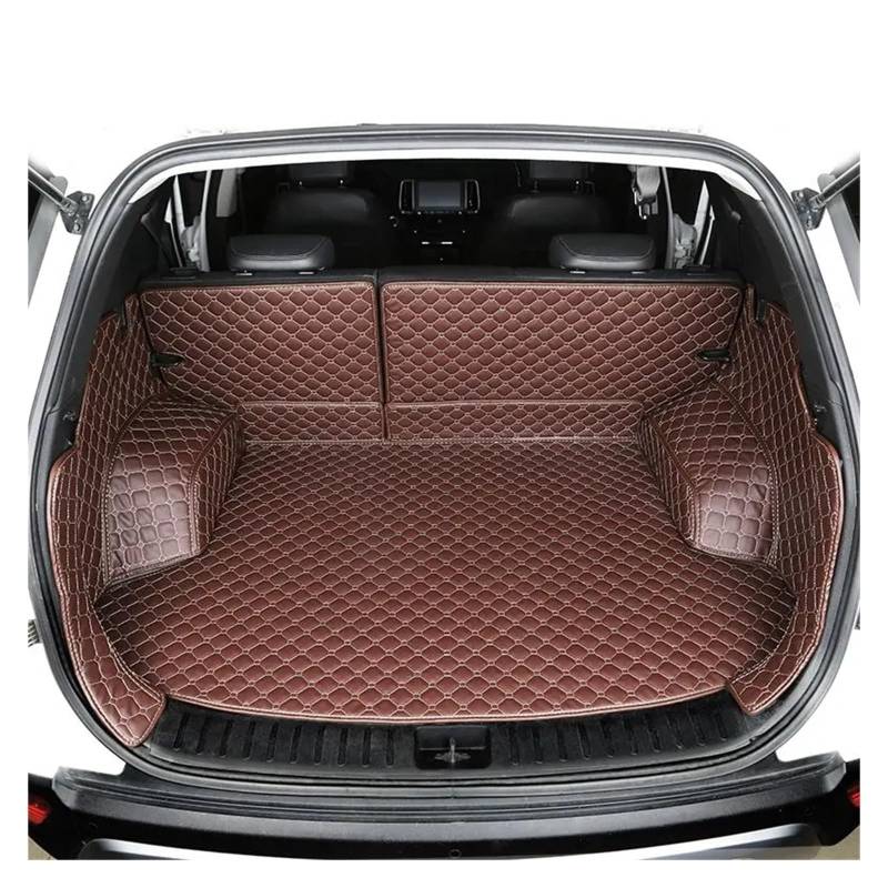 Auto Kofferraummatte Für 4 Serie Für Gran Für Coupe 2014-2019 Teppich Schwanz Cargo-Liner Stamm Boot Mat Pad Kofferraum Matte Kofferraummatte(Coffee) von TWMEU