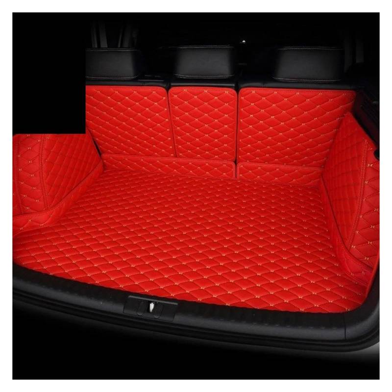 Auto Kofferraummatte Für 4 Serie Für Gran Für Coupe 2014-2019 Teppich Schwanz Cargo-Liner Stamm Boot Mat Pad Kofferraum Matte Kofferraummatte(Red) von TWMEU