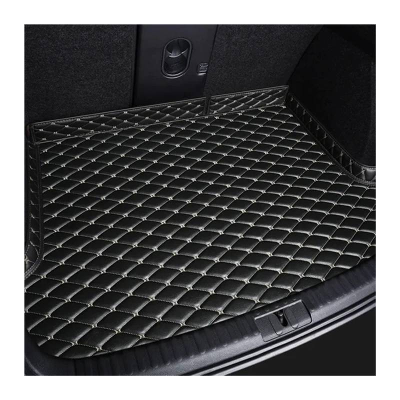 Auto Kofferraummatte Für 5 Series G30 F10 F11 E60 F07 GT Hinten Trunk Cargo Protector Pad Teppich Liner Schwanz Boot Tablett Auto Zubehör Kofferraum Matte Kofferraummatte(Black Beige) von TWMEU