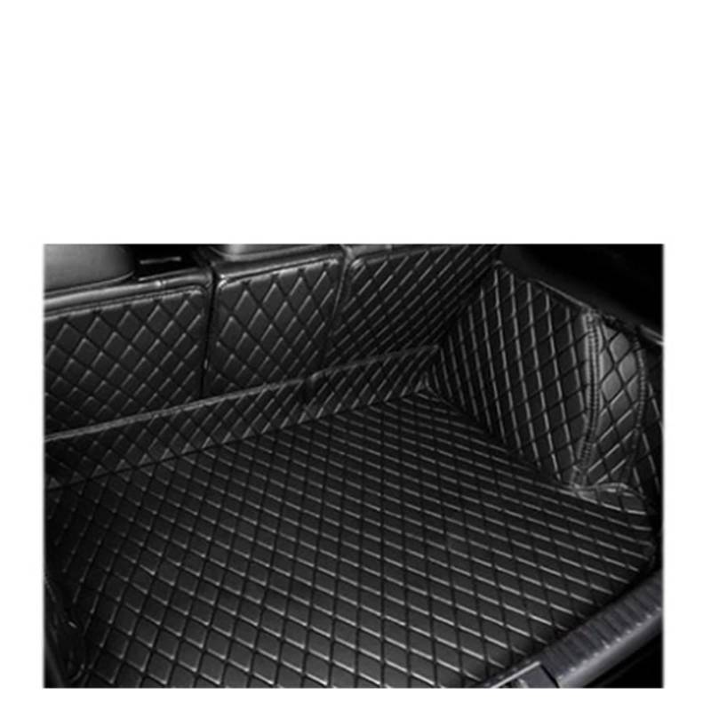 Auto Kofferraummatte Für A3 8V 2014 2015 2016 2017 2018 2019 Kofferraum Matte Liner Cargo Pad Cargo-Liner Leder Kofferraum Matte Kofferraummatte(B-Black) von TWMEU