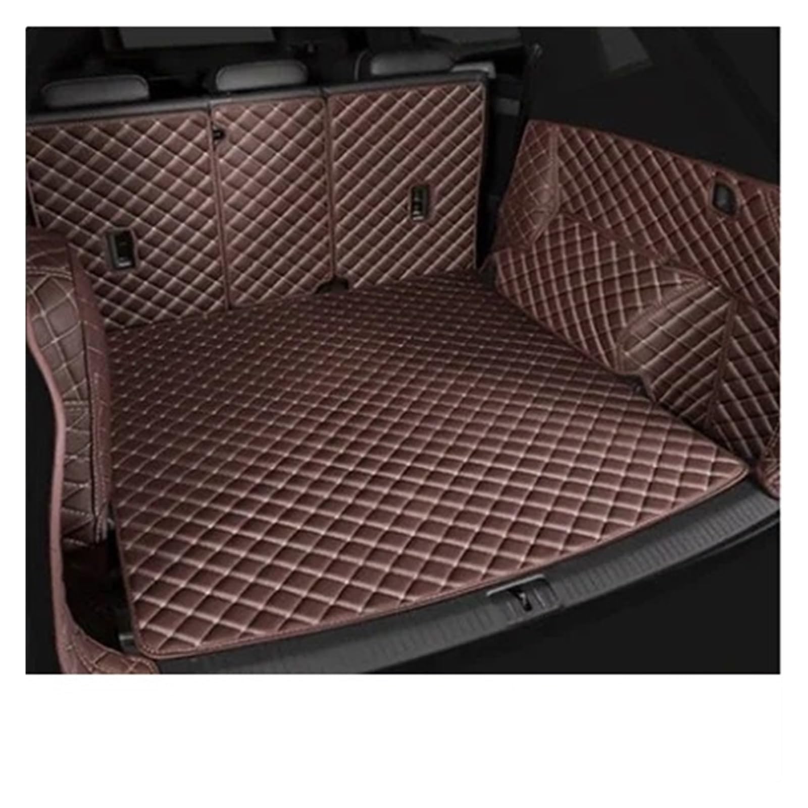 Auto Kofferraummatte Für Benz C Für Class Limousine W205 C180 200 220 250 260 2015-2020 Auto Zubehör Auto Innen Kofferraum Matte Kofferraummatte(Brown) von TWMEU