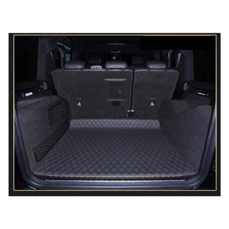 Auto Kofferraummatte Für Benz G 63 Für AMG W464 2022 Spezielle Auto Stamm Matten Langlebige Boot Teppiche Cargo-Liner Matte Kofferraummatte(B-Black) von TWMEU