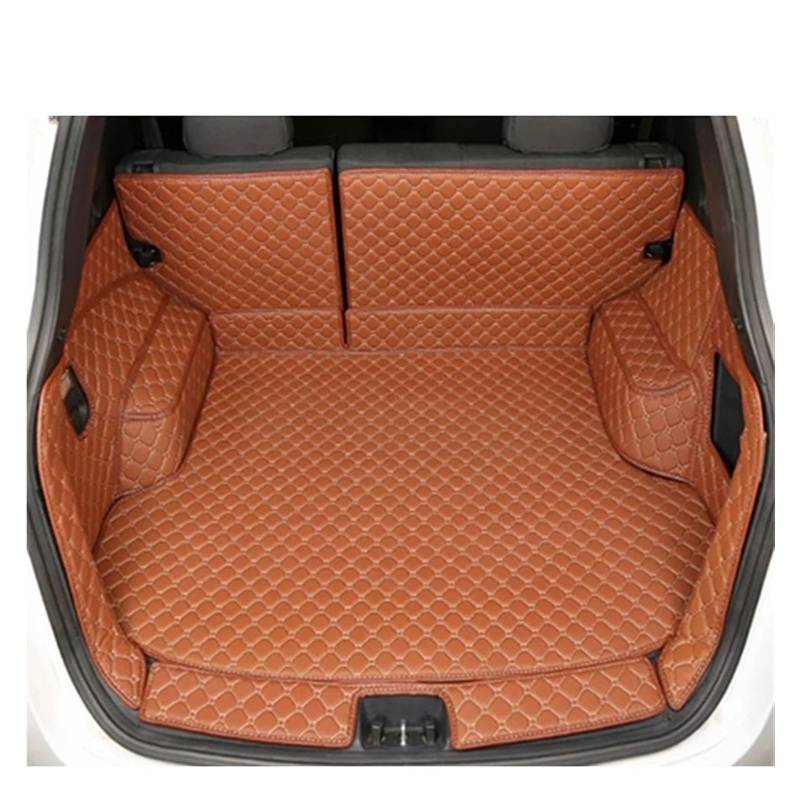 Auto Kofferraummatte Für Citroen DS 4 DS 5 DS 6 DS 7 2013–2020, rutschfest Und Leicht Zu Reinigen, Individuelles Autozubehör, Individuelle Kofferraummatte Kofferraummatte(Brown) von TWMEU