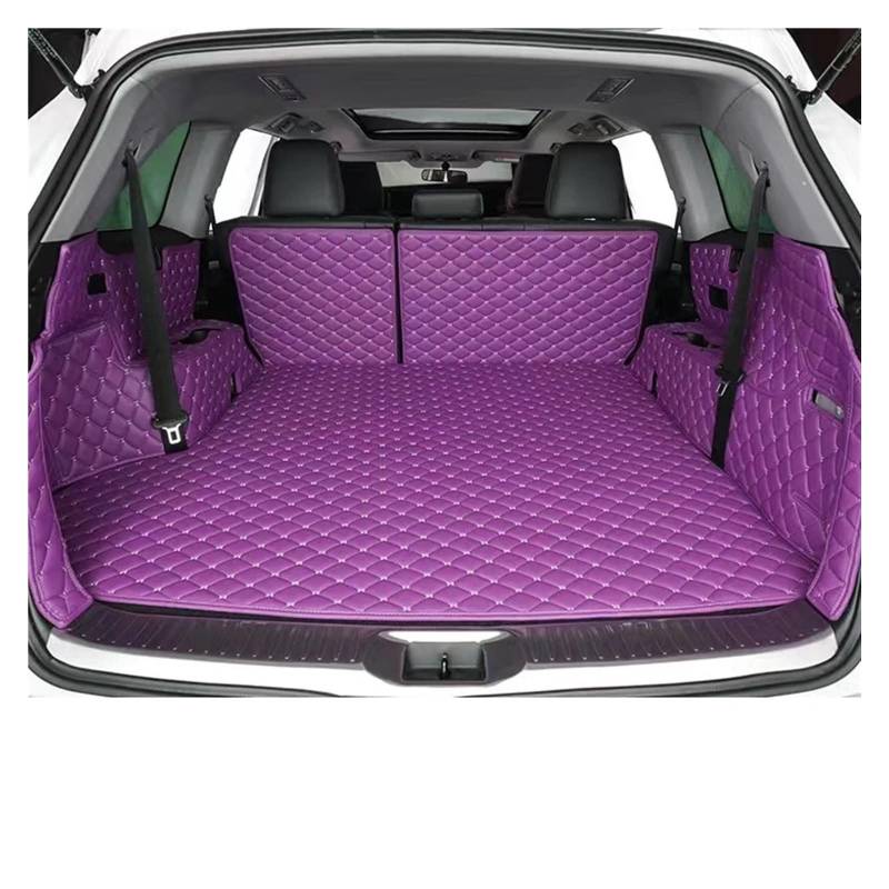 Auto Kofferraummatte Für Dodge Für Journey 2009-2015 Auto-Kofferraum-Zubehör, wasserdichte Innenausstattung Aus Leder, Styling-Schutzpolster, Individuelle Kofferraummatten Kofferraummatte(Color 14) von TWMEU