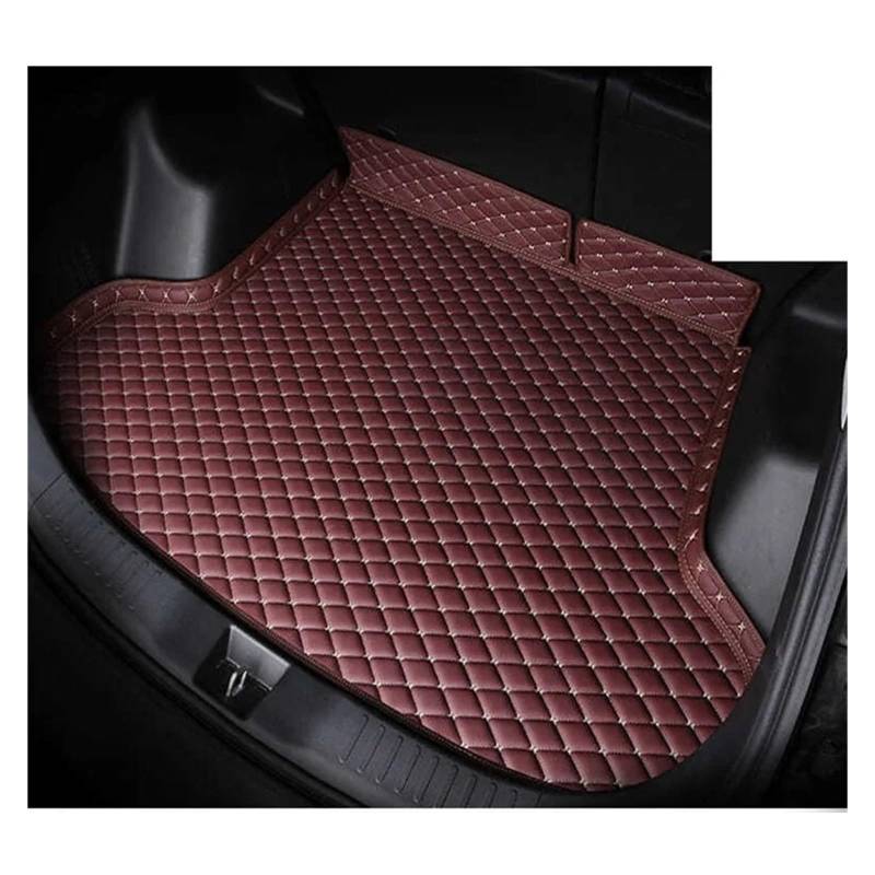 Auto Kofferraummatte Für Ford Für Mondeo Für Fusion 2013-2020 Abdeckungen Cargo-Liner Teppiche Innen Zubehör Auto Stamm Matten Kofferraummatte(B-Wine red) von TWMEU