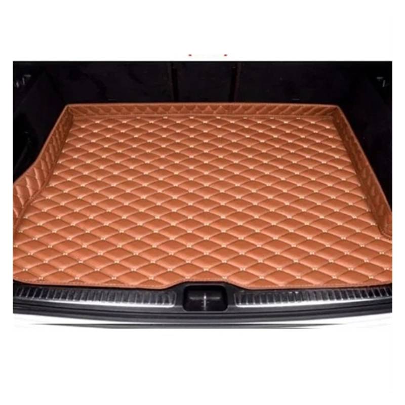 Auto Kofferraummatte Für Land Für Rover Für Range Für Rover Für Sport Für Evoque Für Entdeckung 4 Für Freelander LR2 Für Rover 75 Für Defender Auto Auto Stamm Matten Kofferraummatte(Brown) von TWMEU